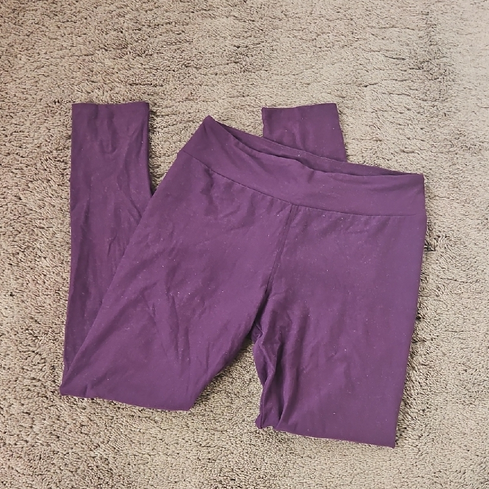 LuLaRoe Purple Leggings